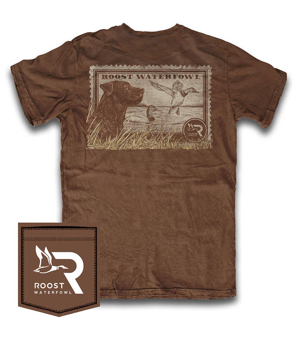 Roost Brown Lab Stamp