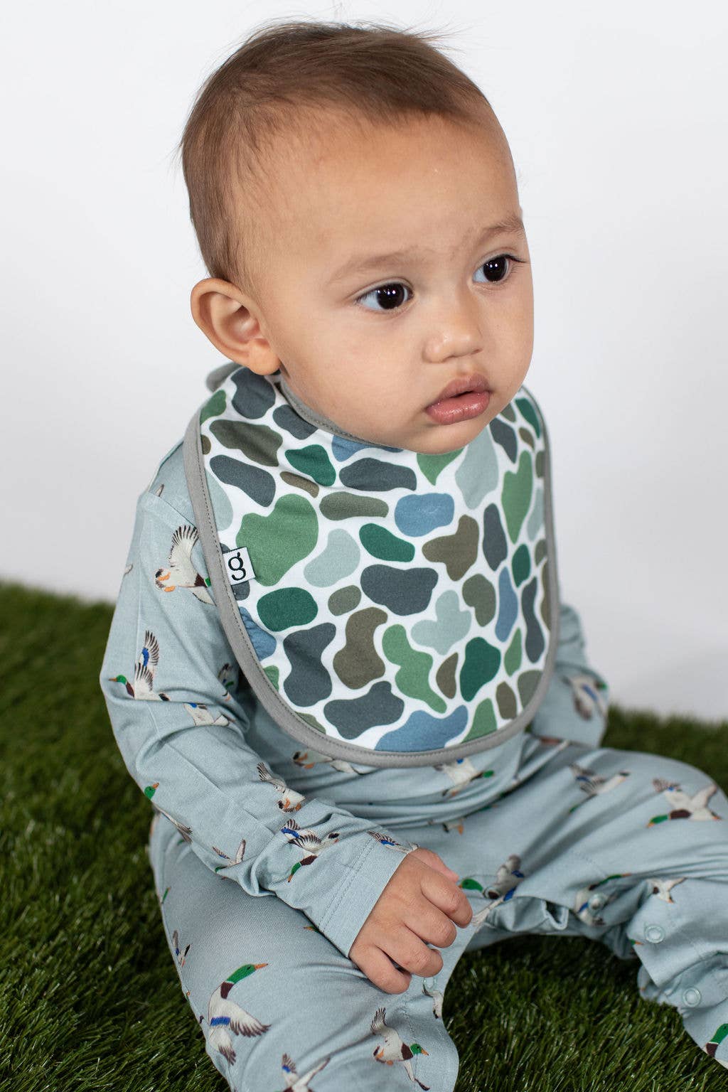 Goosies Mallards / Ducks - Long Sleeve Polo Romper