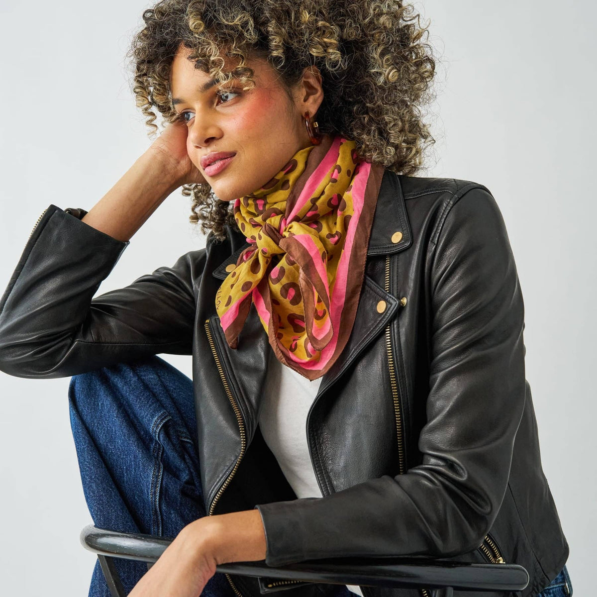 Cheetah Print Scarf