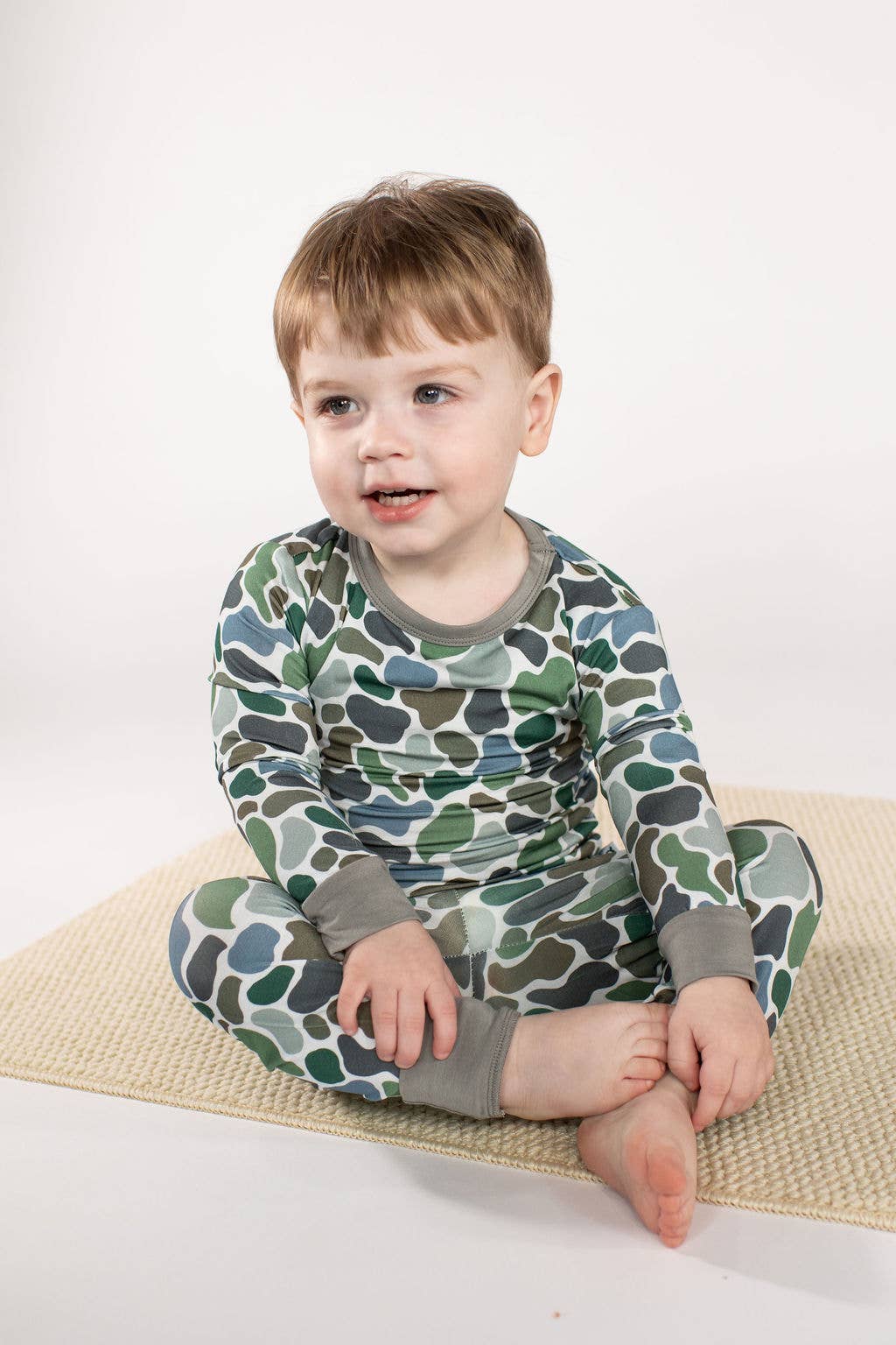 Goosies Pebble Camo - LS/Pants Toddler Pajamas