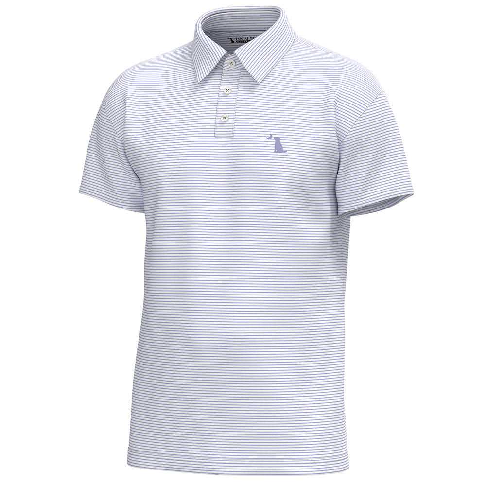 Local Boy Driftwood Polo Lavendar