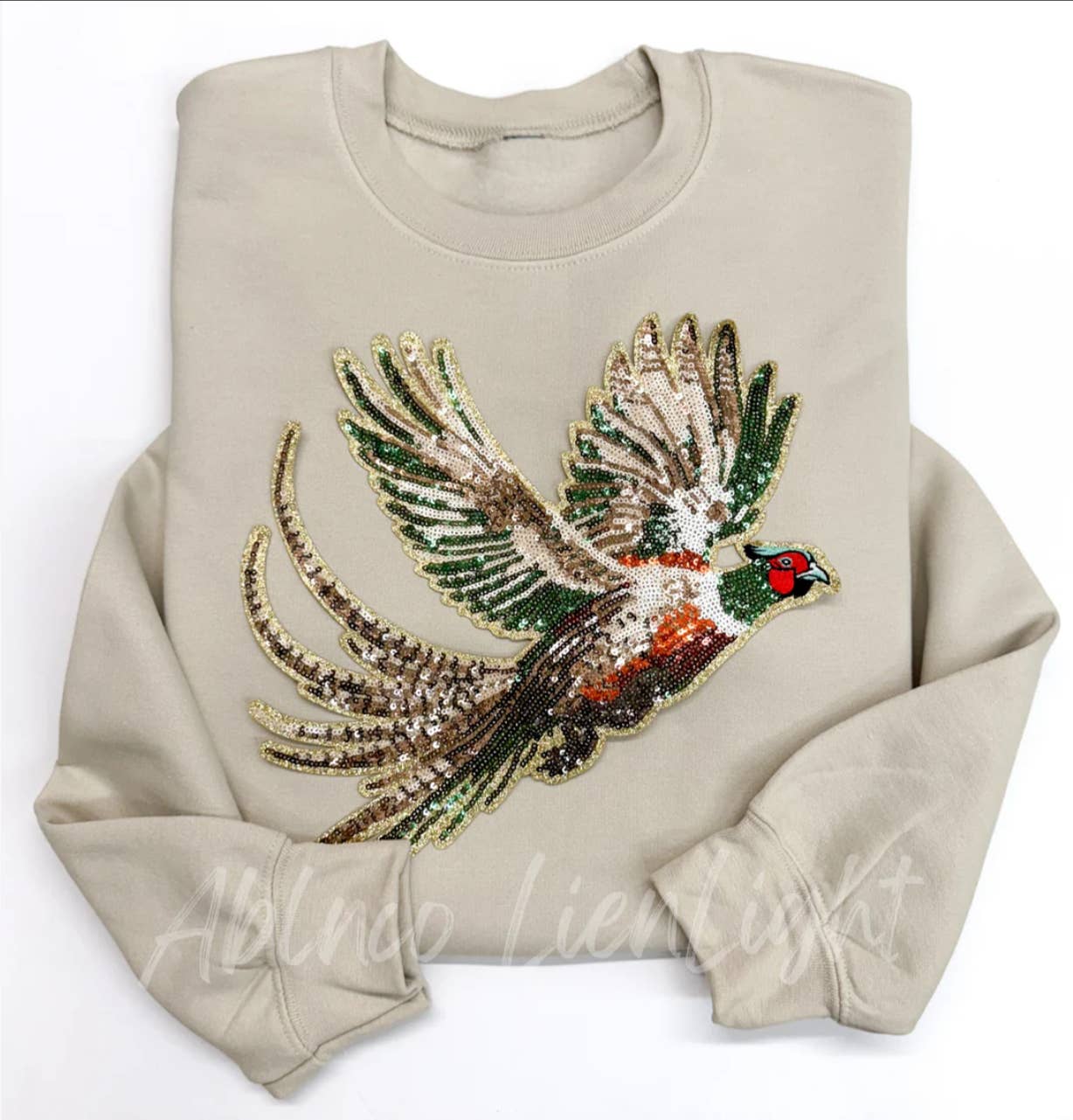Pheasant Sequin Patch Sweatshirt