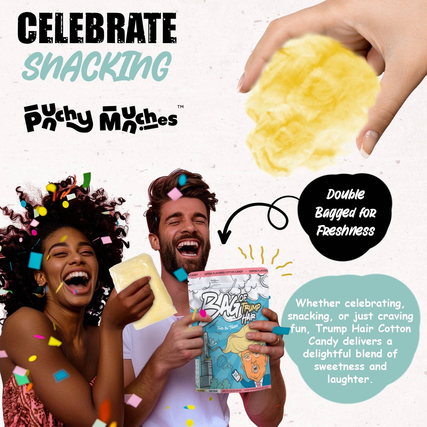 Bag of Trump Hair – Lemon-Flavored Cotton Candy