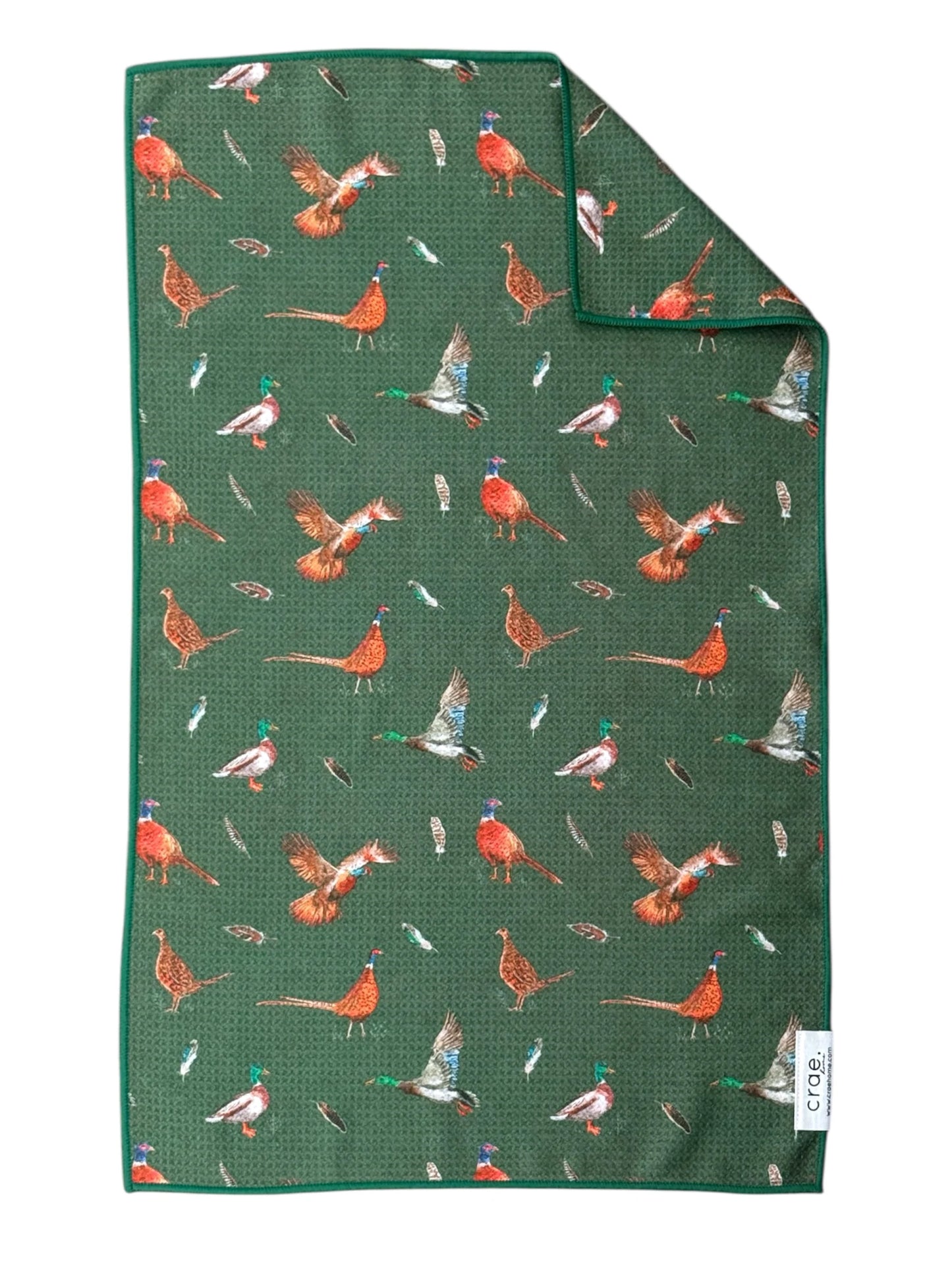 Crae Home Pheasant: Double-Sided hand towel