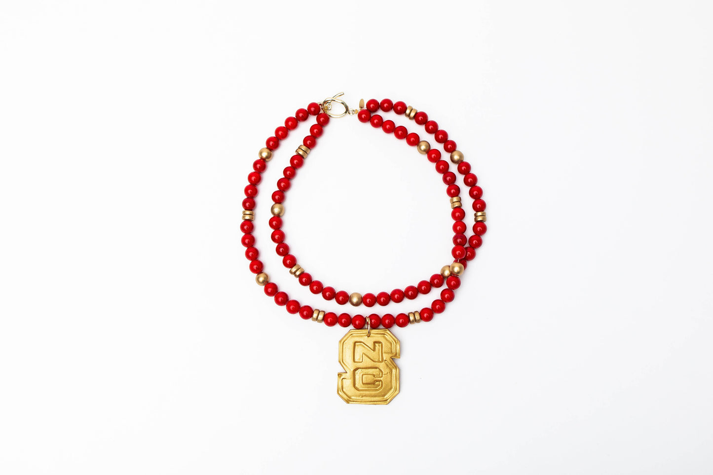 Hidden Truth Red Double Jade with NC Medallion