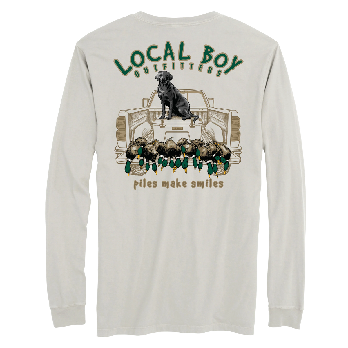 Local Boy Piles Make Smiles LS Tee
