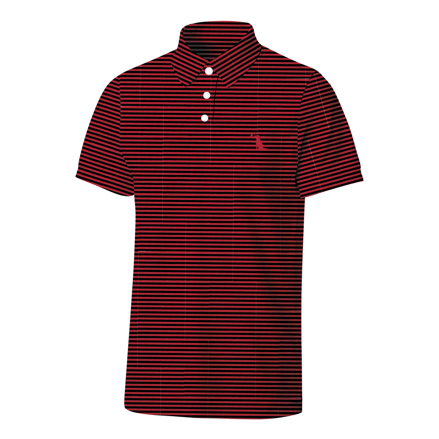 Local Boy Palms Polo Red/Black
