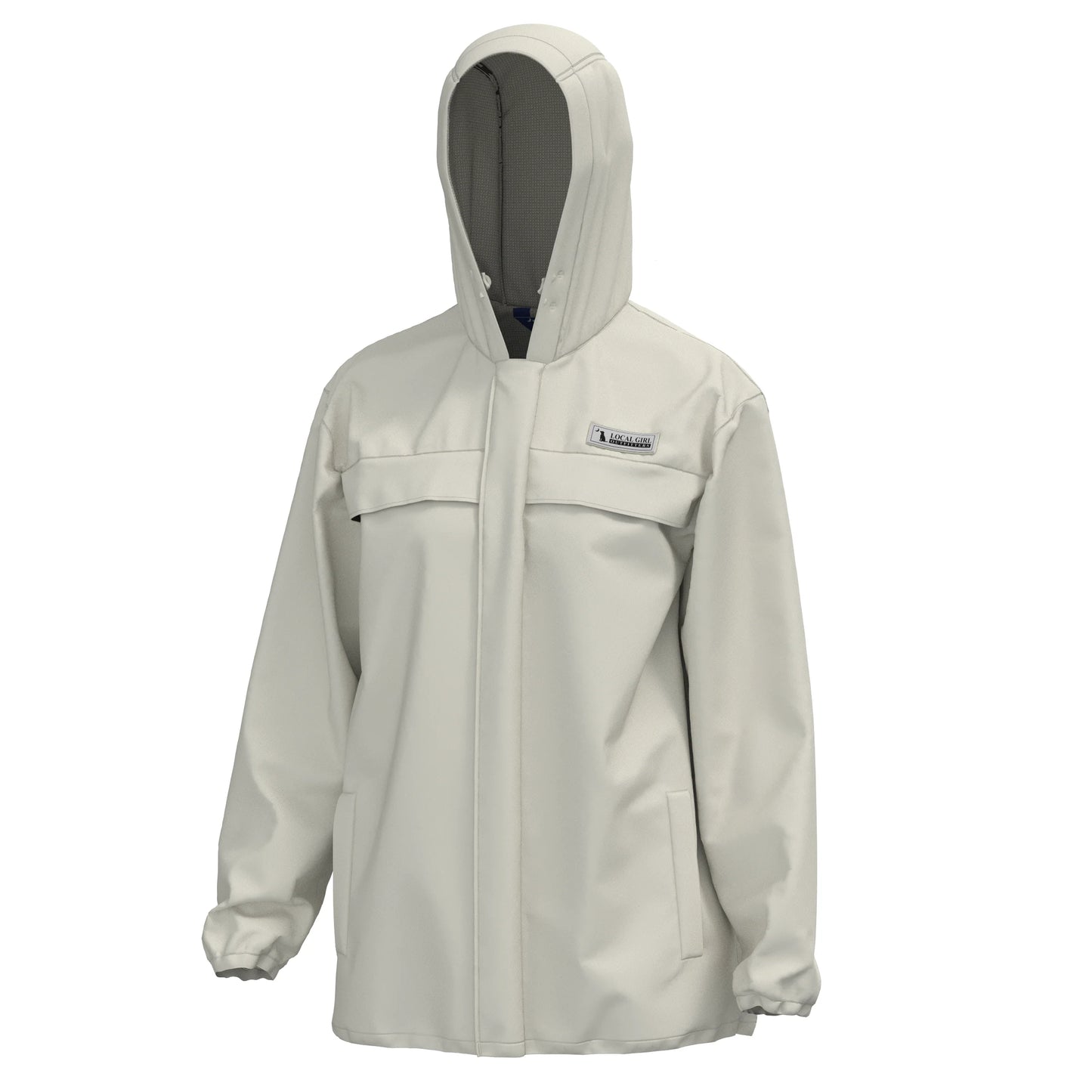 Local Girl Light Sand Rain Jacket