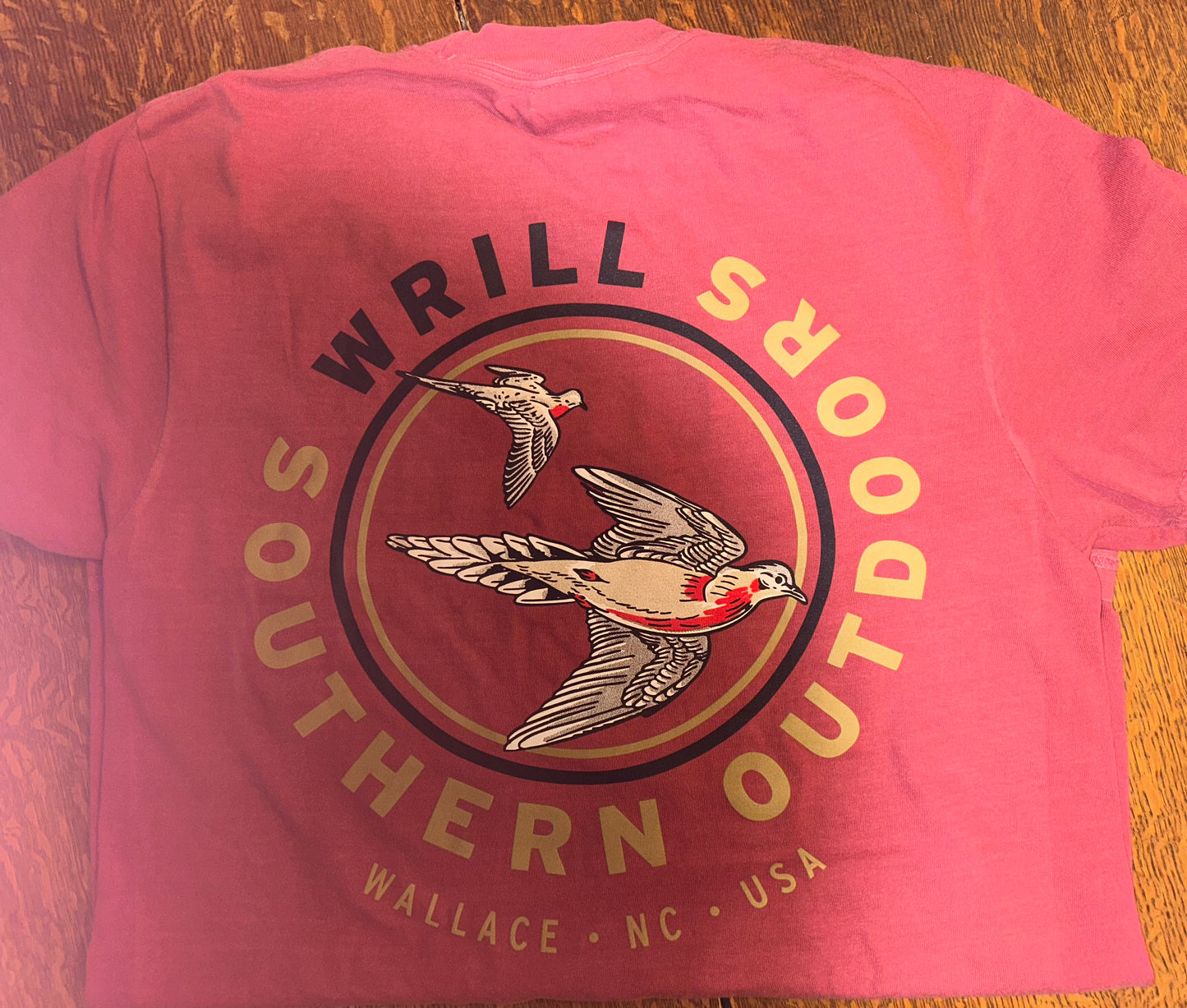 WRILL SOUTHERN DOVE Crimson Adult S/S T-Shirt