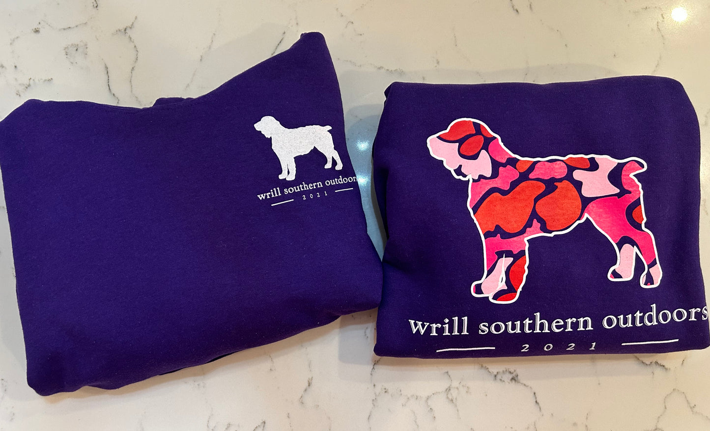 WSO Purple Hoodie w/ Pink Camo- YOUTH