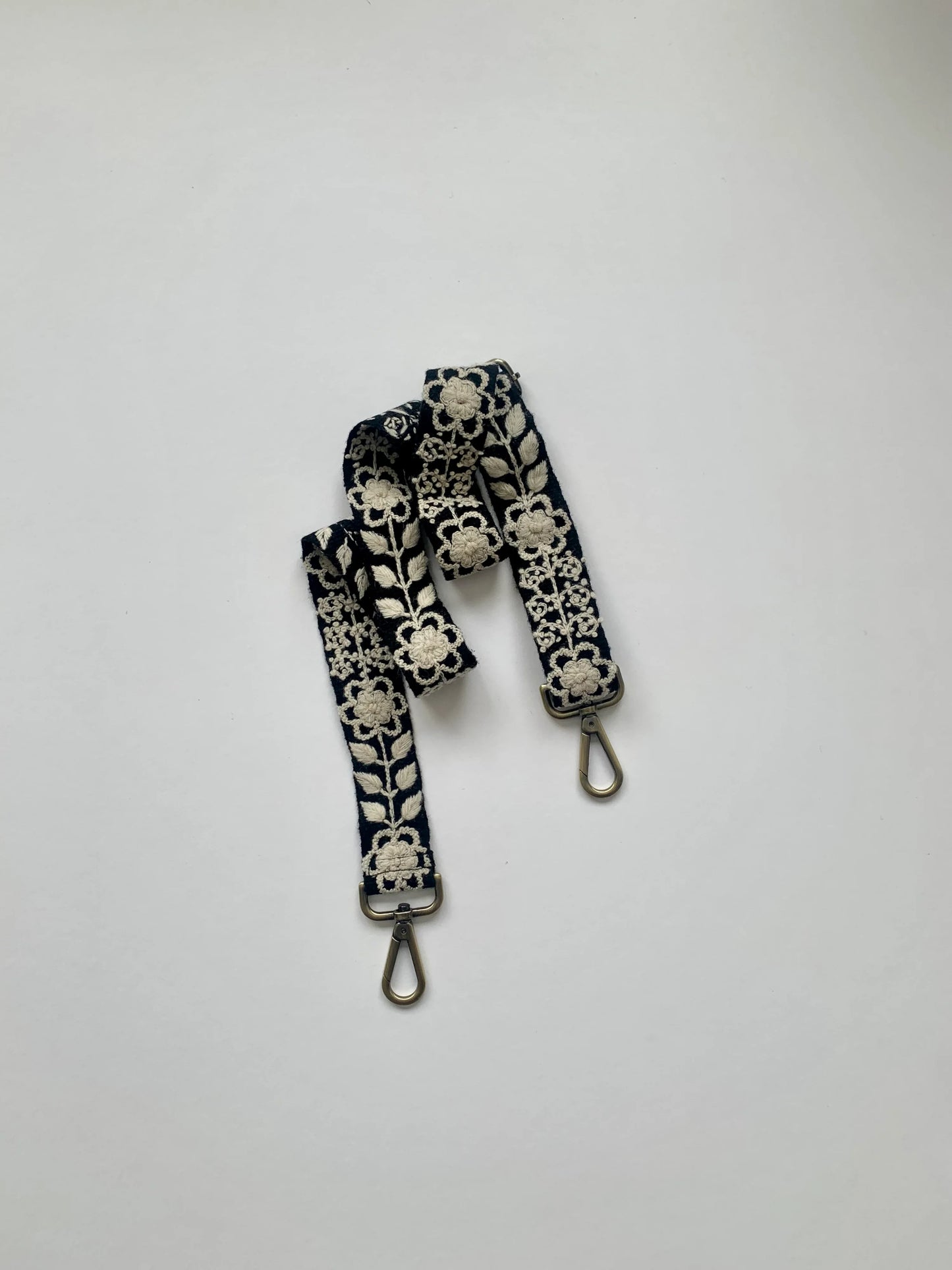 Madeline Parks Black & White Adjustable Strap