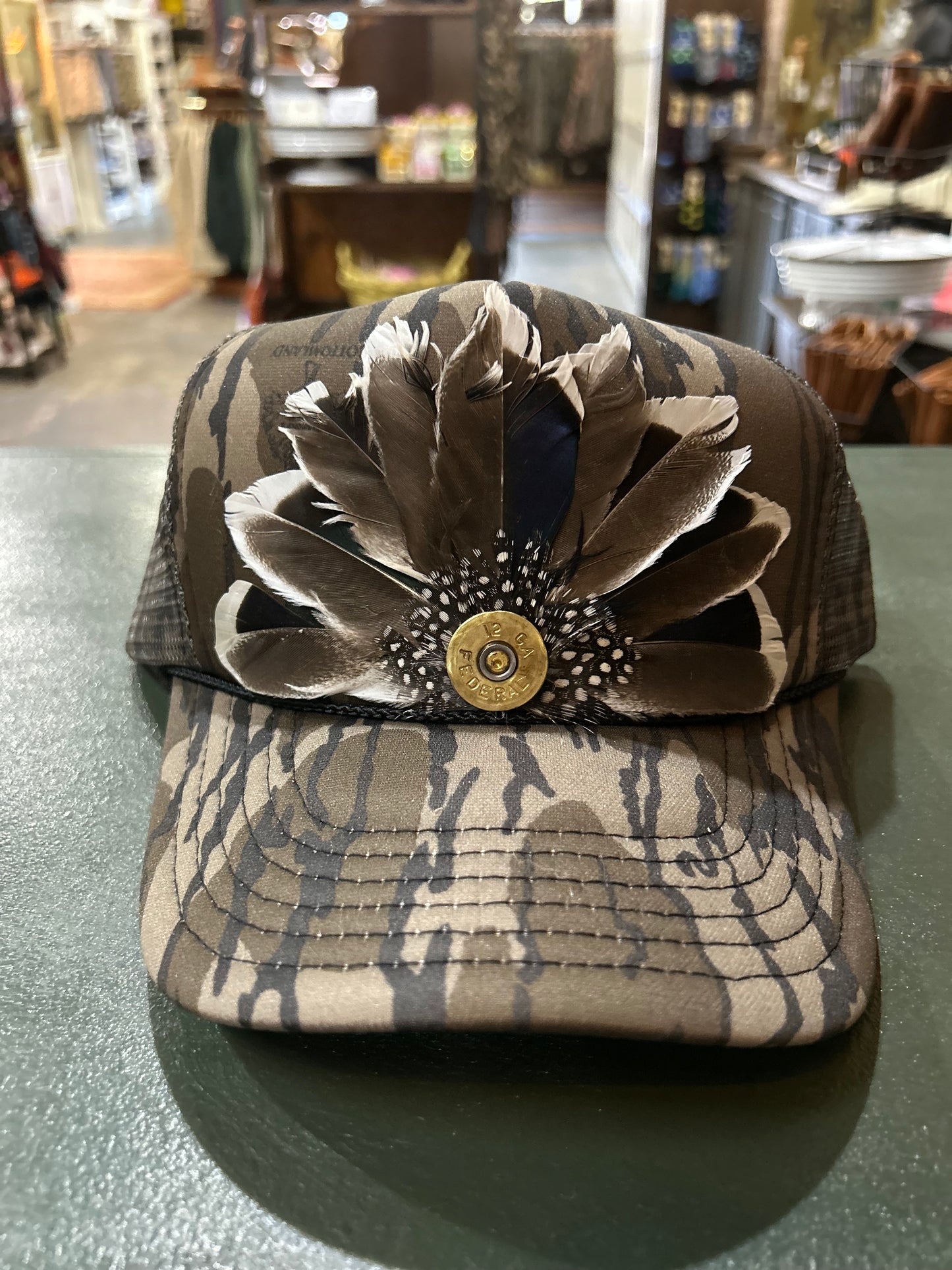 FTHR Bottomland Camo Feather + Shotgun Shell