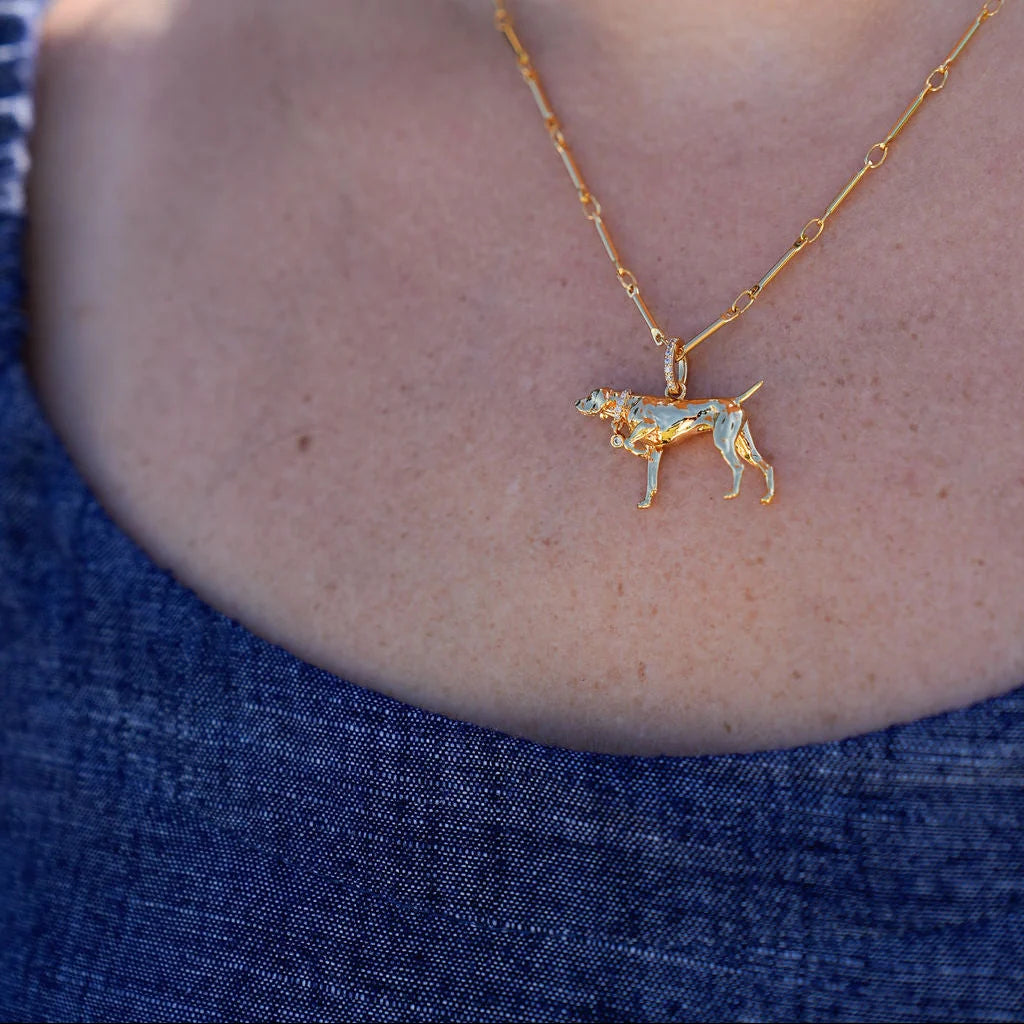 M. Dulaney~The Pointer Pendant Necklace