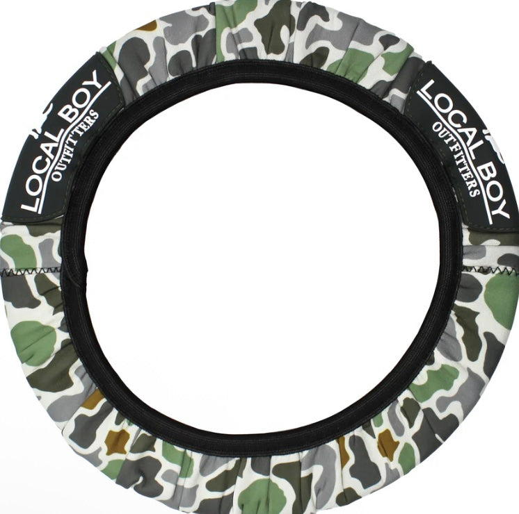 Local boy steering wheel cover