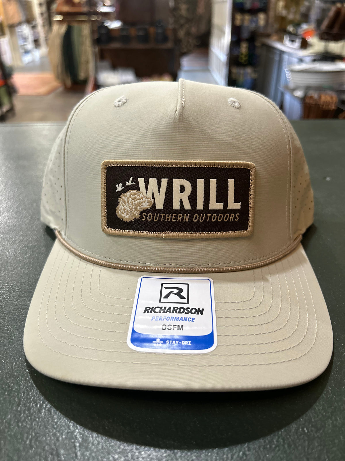 Wrill Sewn On Patch Hat- Oatmilk