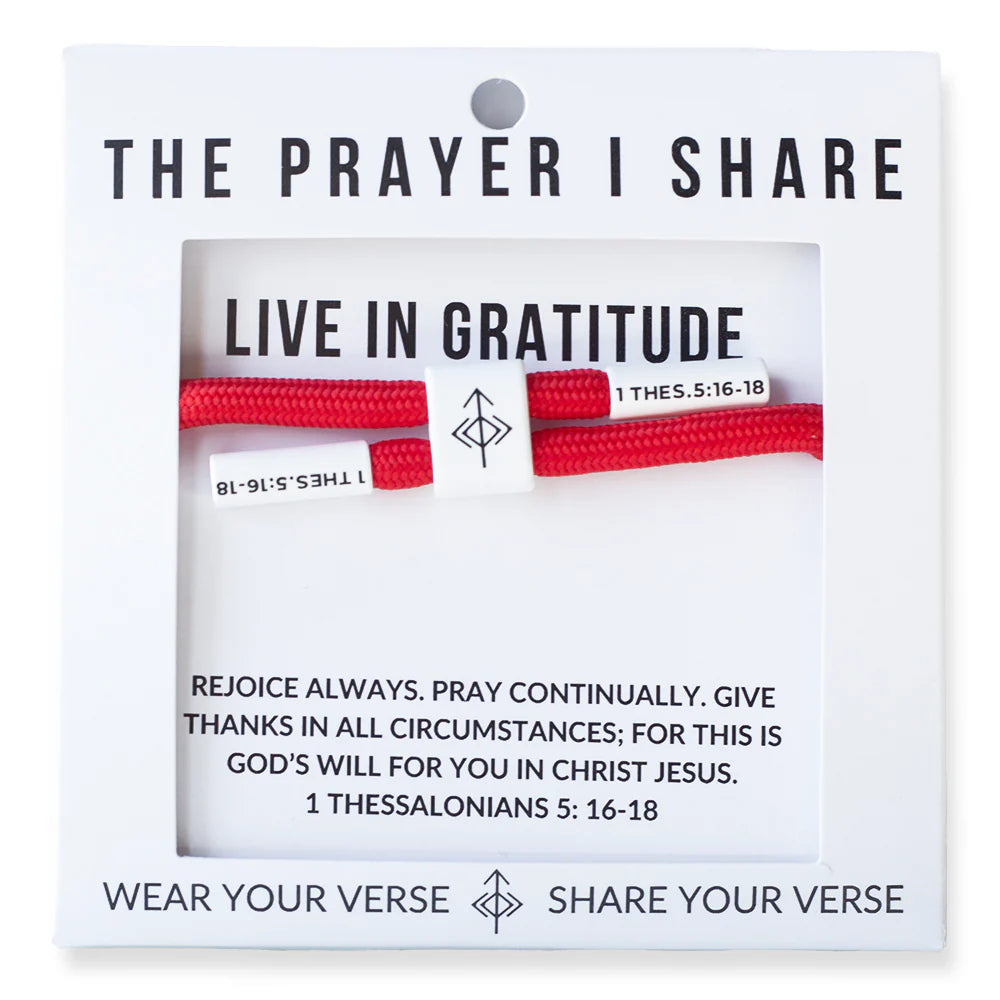 The prayer I share-live in gratitude