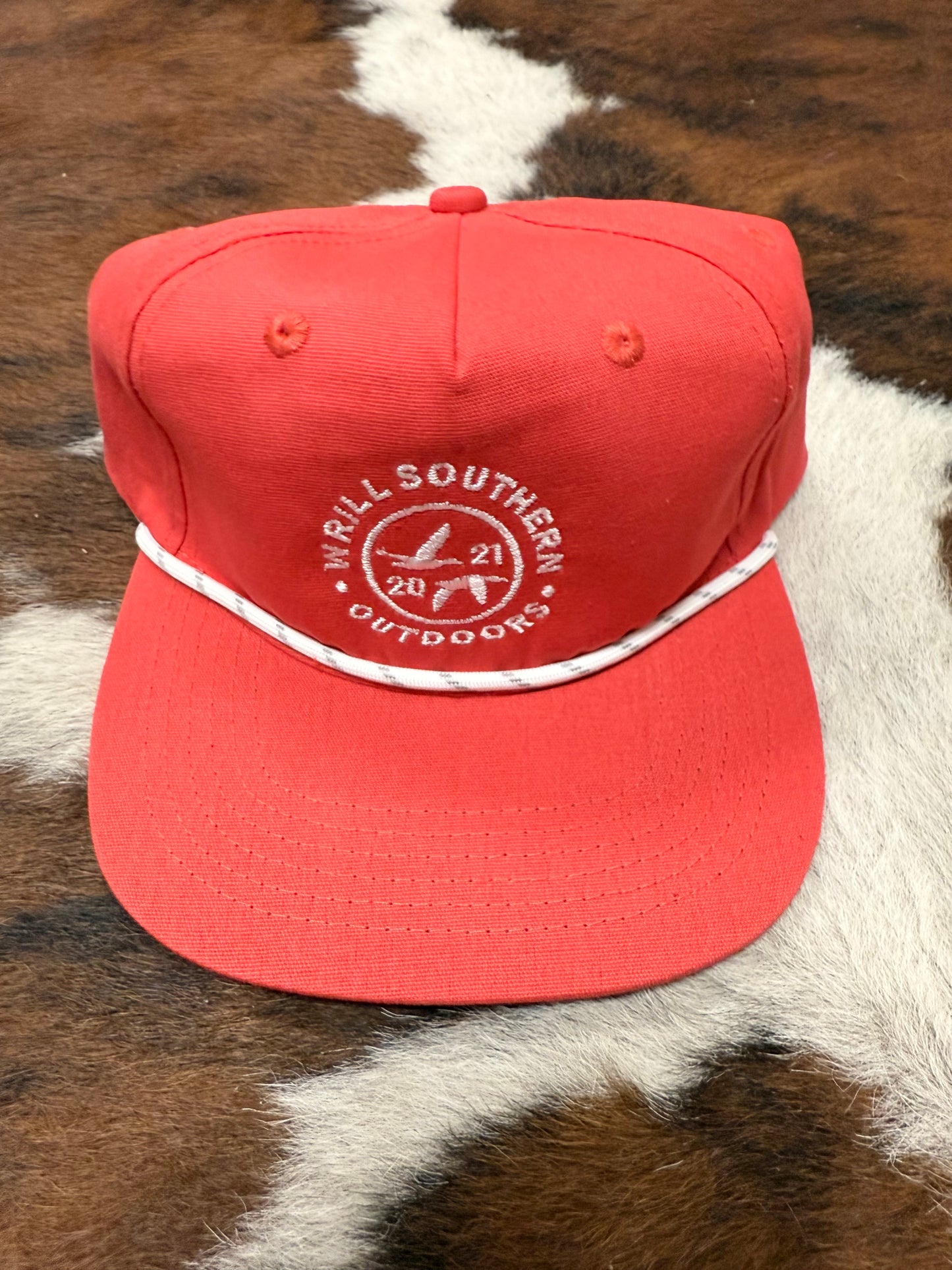 WSO Red/White Rope Hat