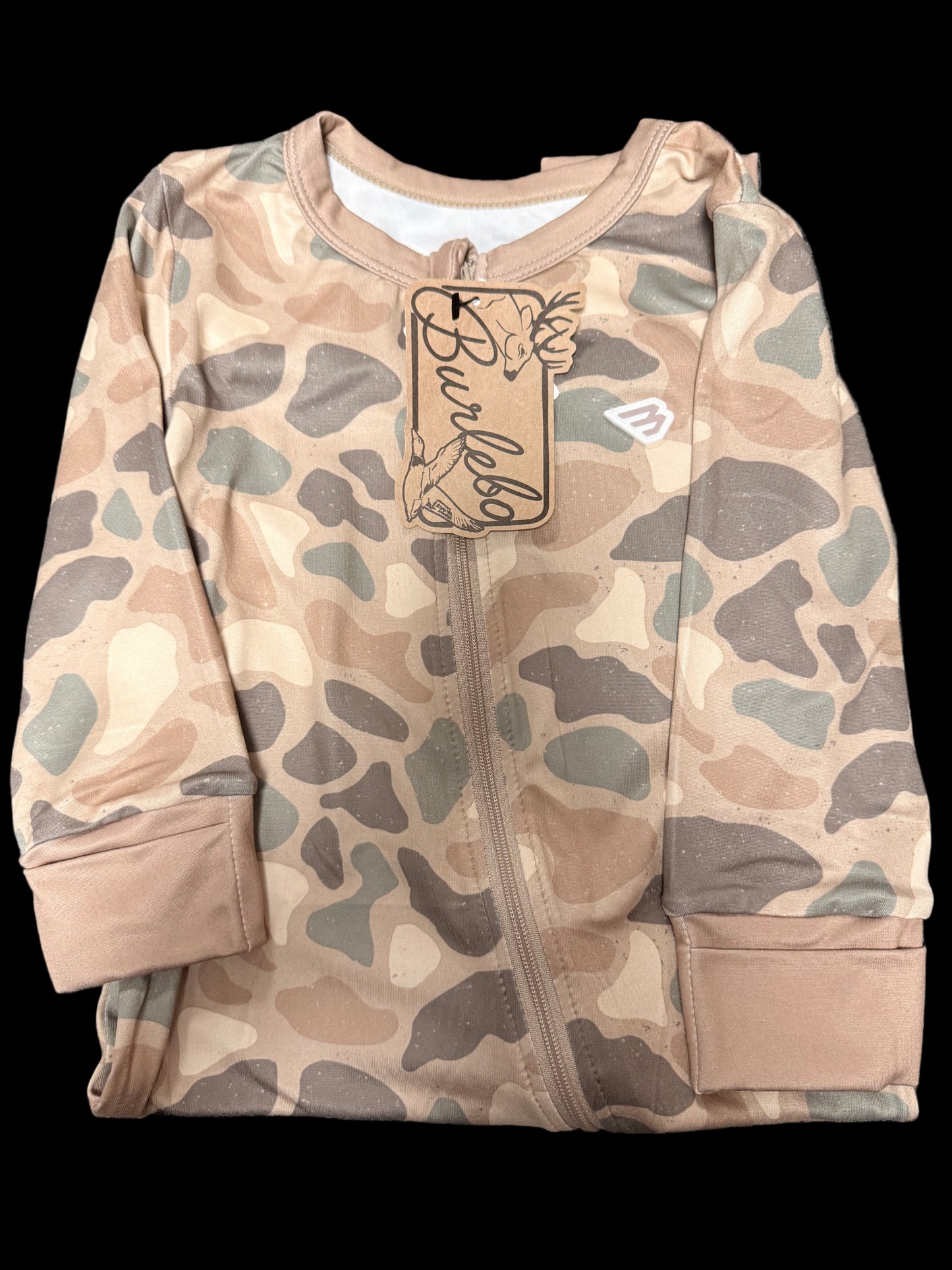 Burlebo Baby Zip Up Pintail Camo