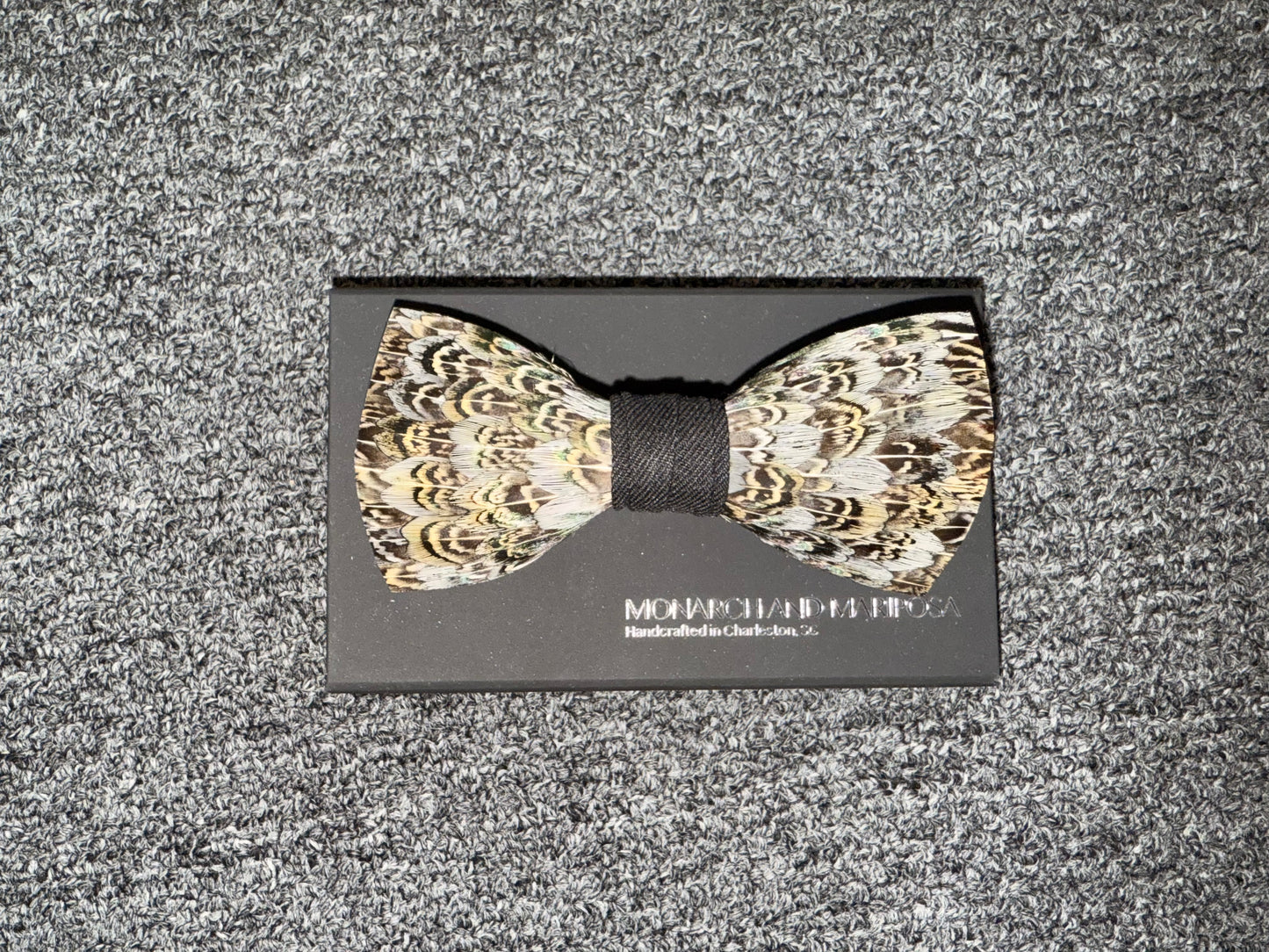 MONARCH AND MARIPOSA Feather Bow Ties