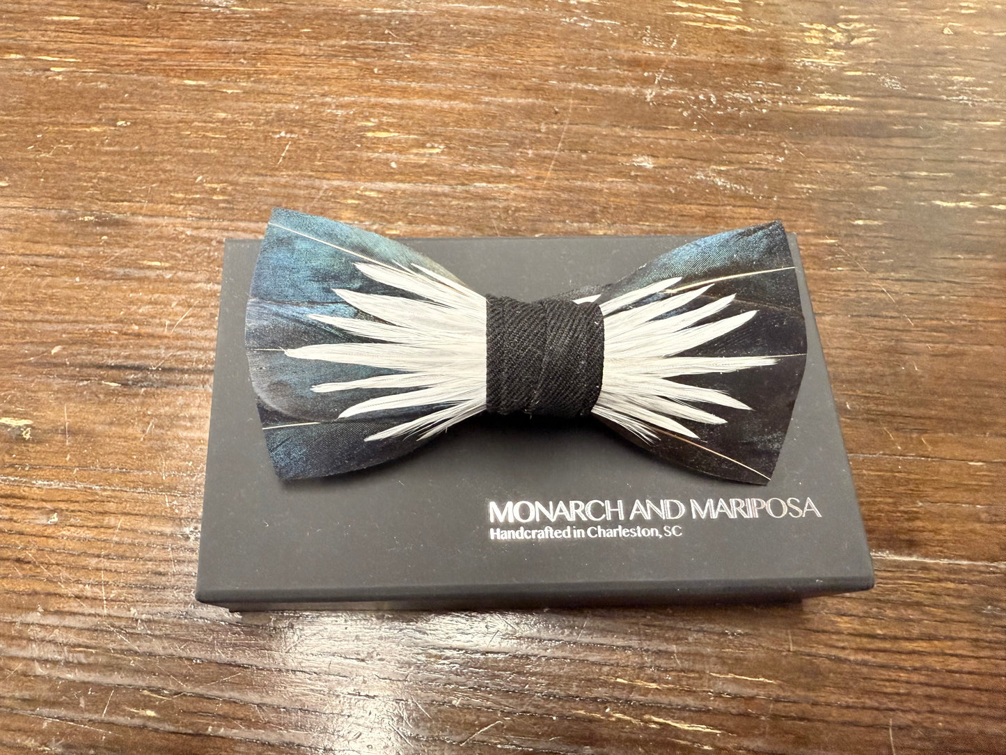 MONARCH AND MARIPOSA Feather Bow Ties