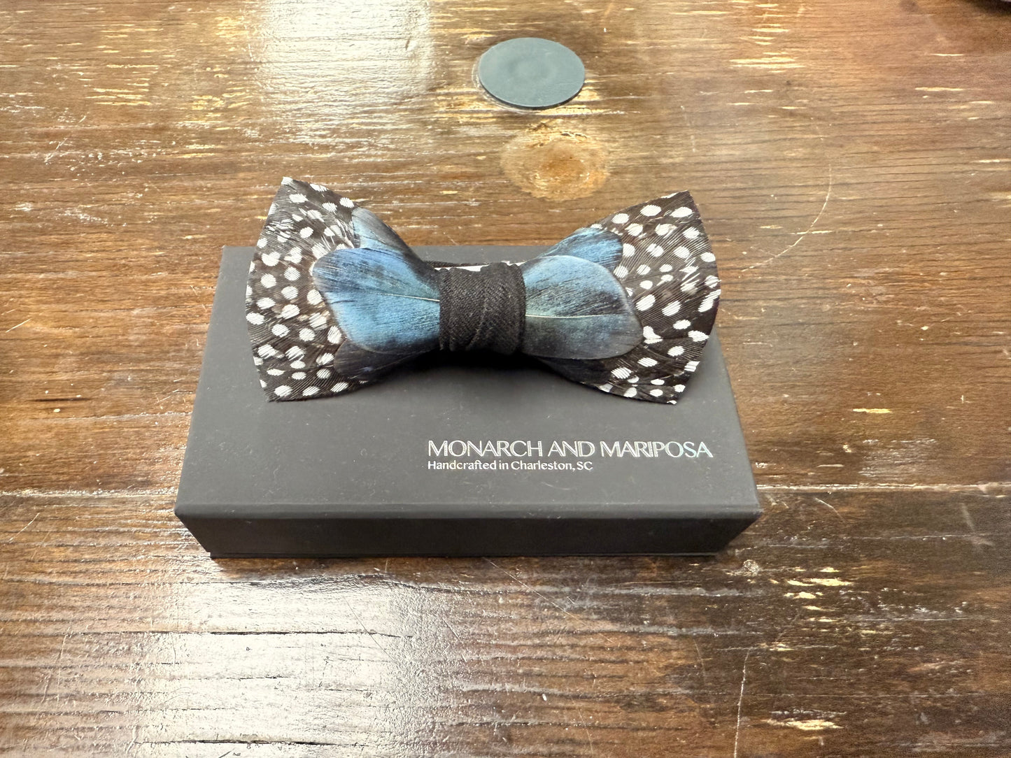 MONARCH AND MARIPOSA Feather Bow Ties