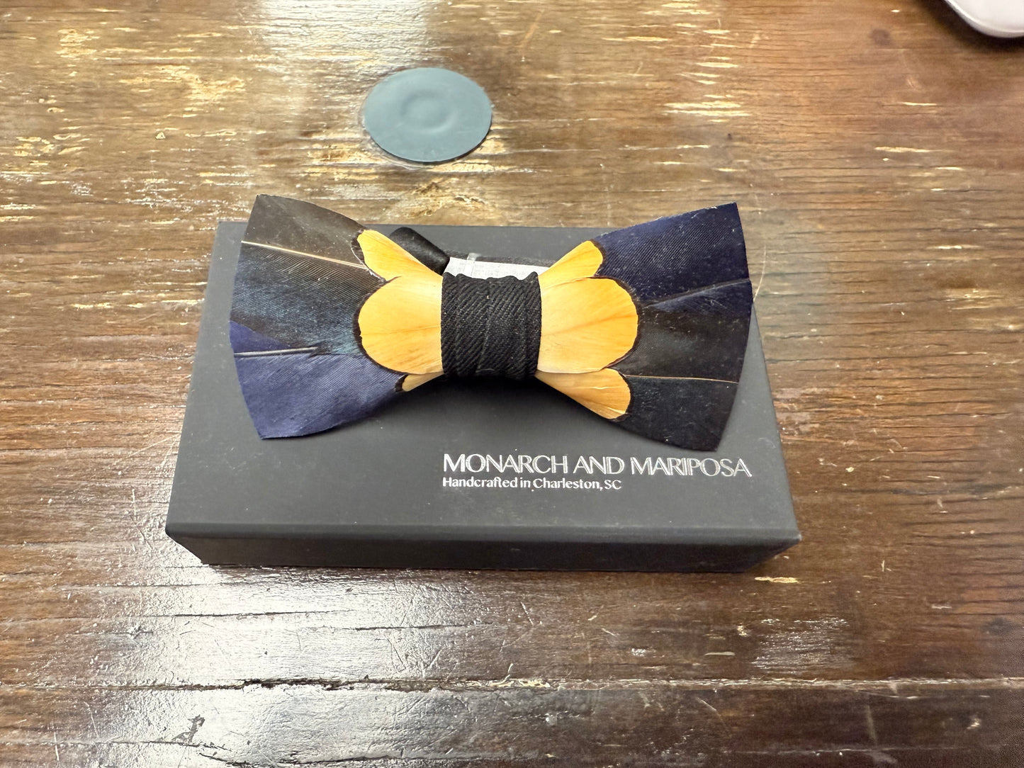 MONARCH AND MARIPOSA Feather Bow Ties