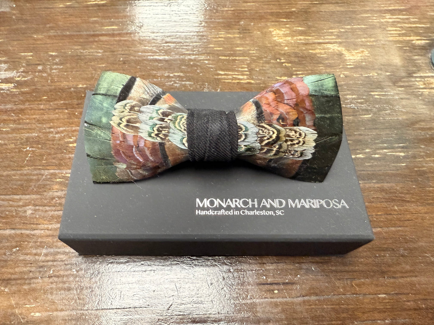 MONARCH AND MARIPOSA Feather Bow Ties