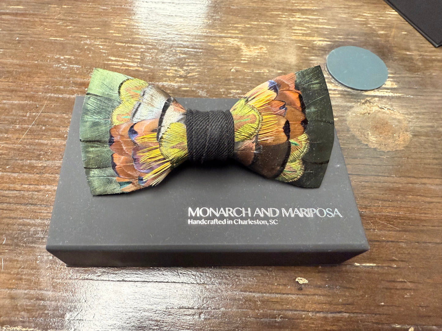MONARCH AND MARIPOSA Feather Bow Ties