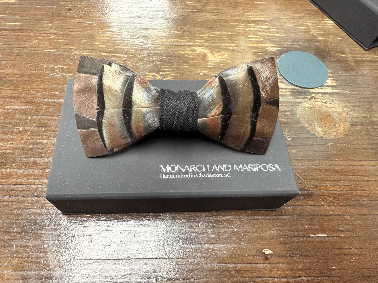 MONARCH AND MARIPOSA Feather Bow Ties