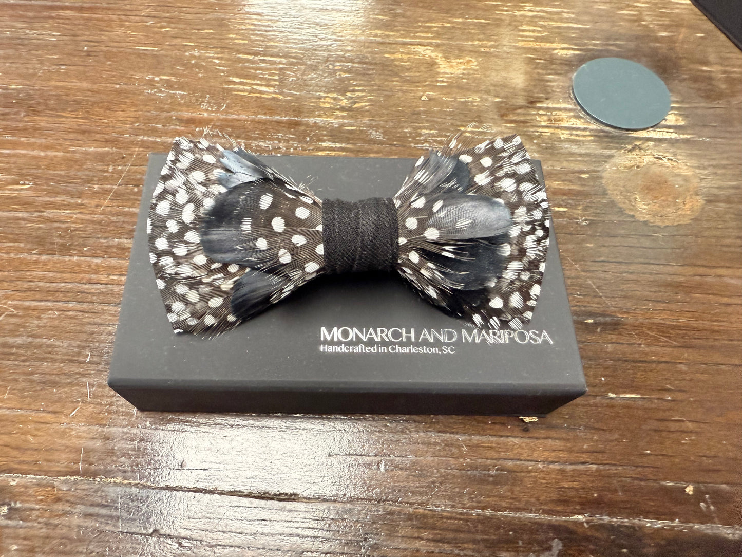 MONARCH AND MARIPOSA Feather Bow Ties