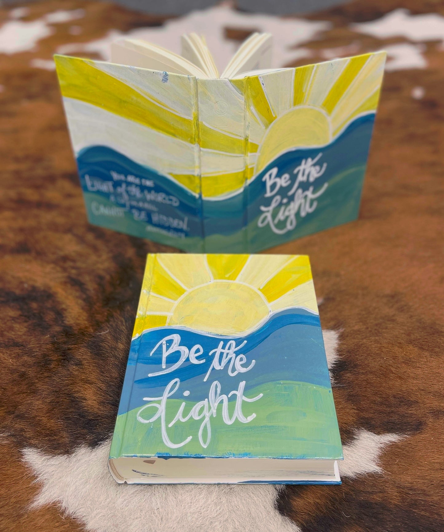Be the Light Hand Painted Bible