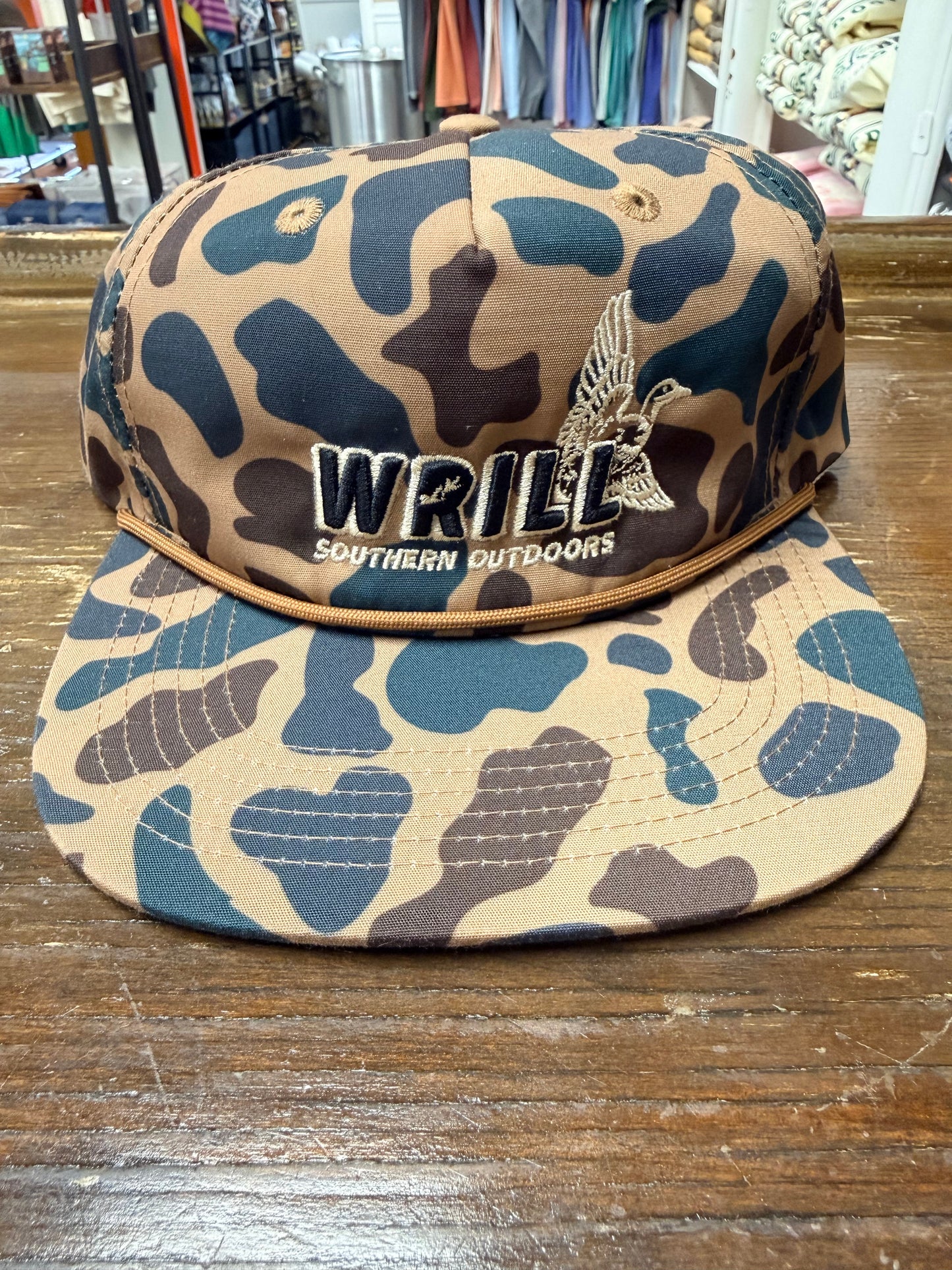 Wrill Camo Rope Hat