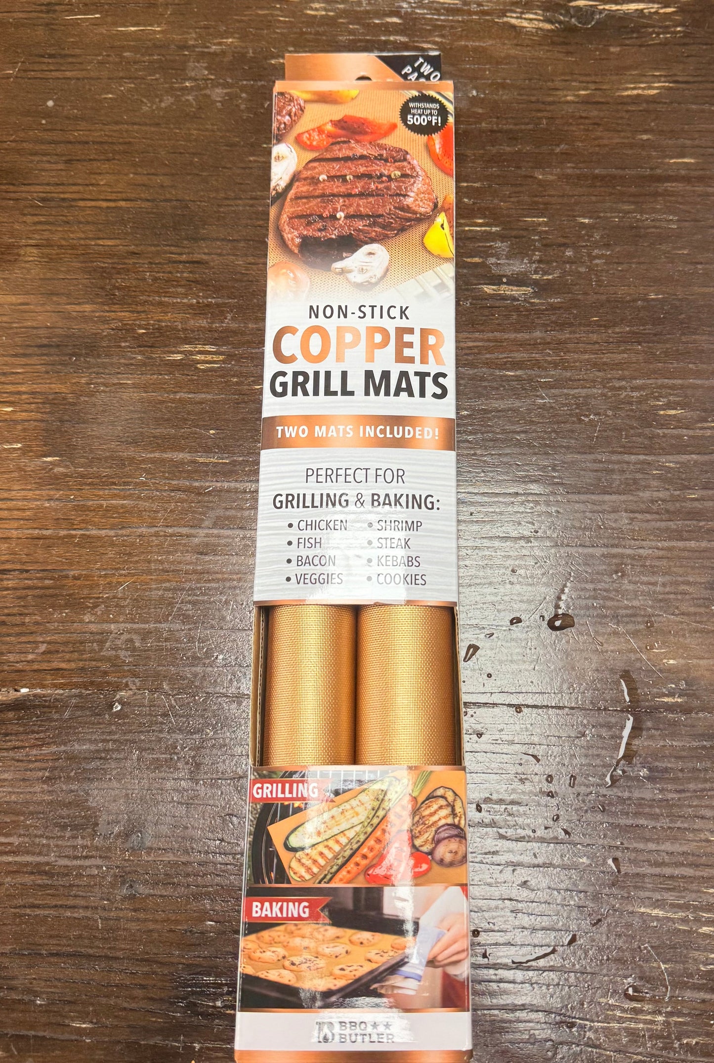 Non-Stick Copper Grill Mats