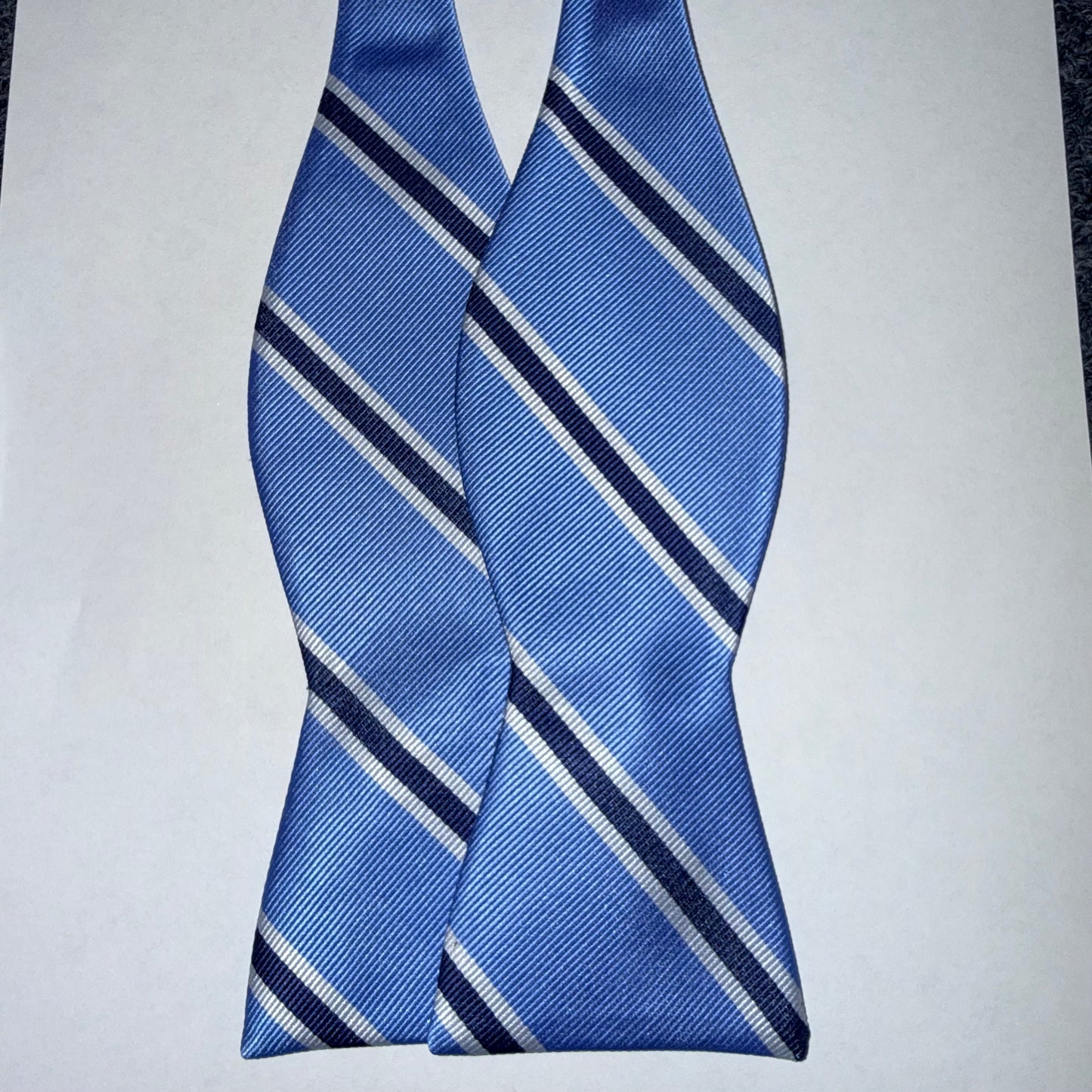 WRILL Proper Blue/White Stripe Bowtie