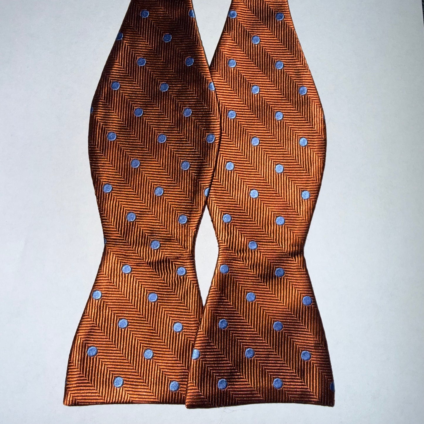WRILL Proper Bowtie Copper/Light Blue