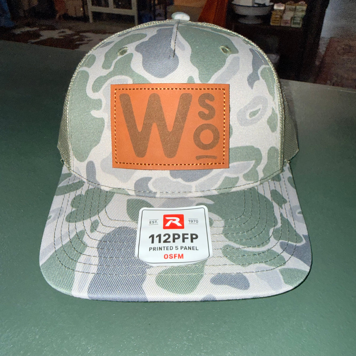 WSO Light Camo Leather Patch