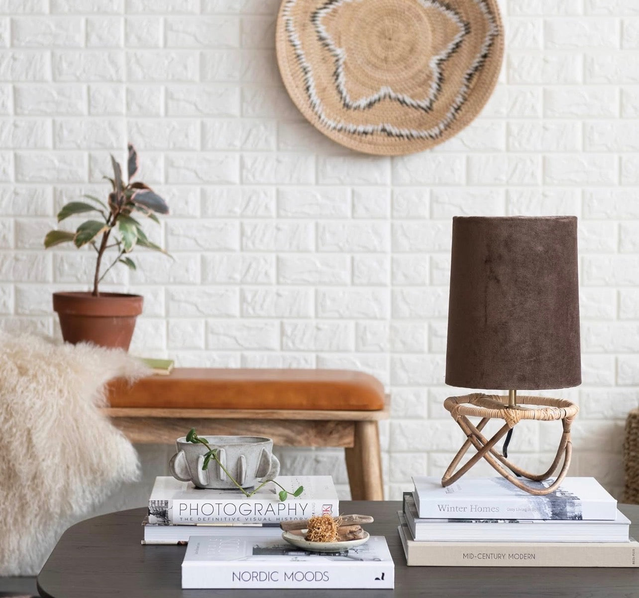 Rattan Table Lamp