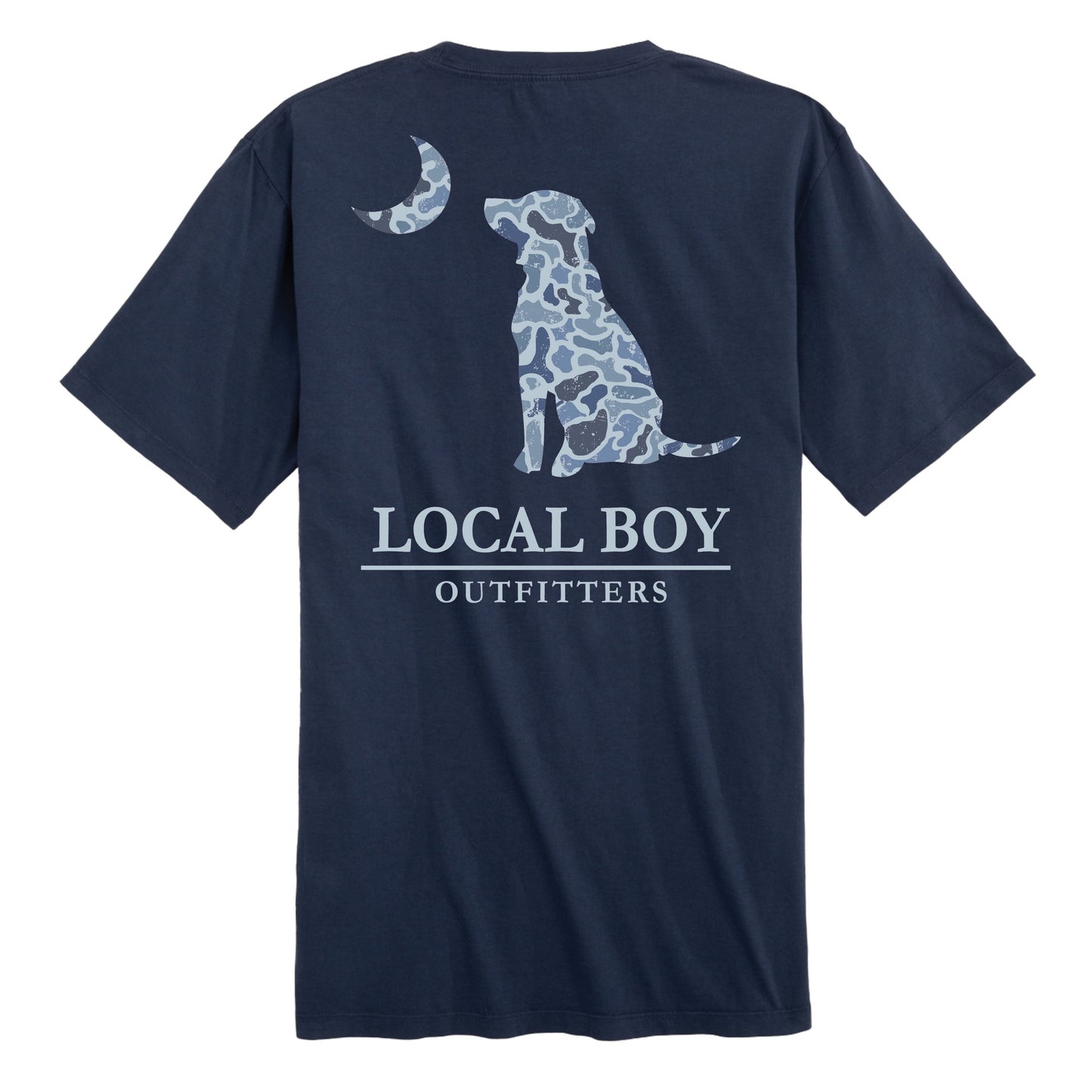 Local Boy Distressed LCF Cobalt Dog & Moon SS Tee