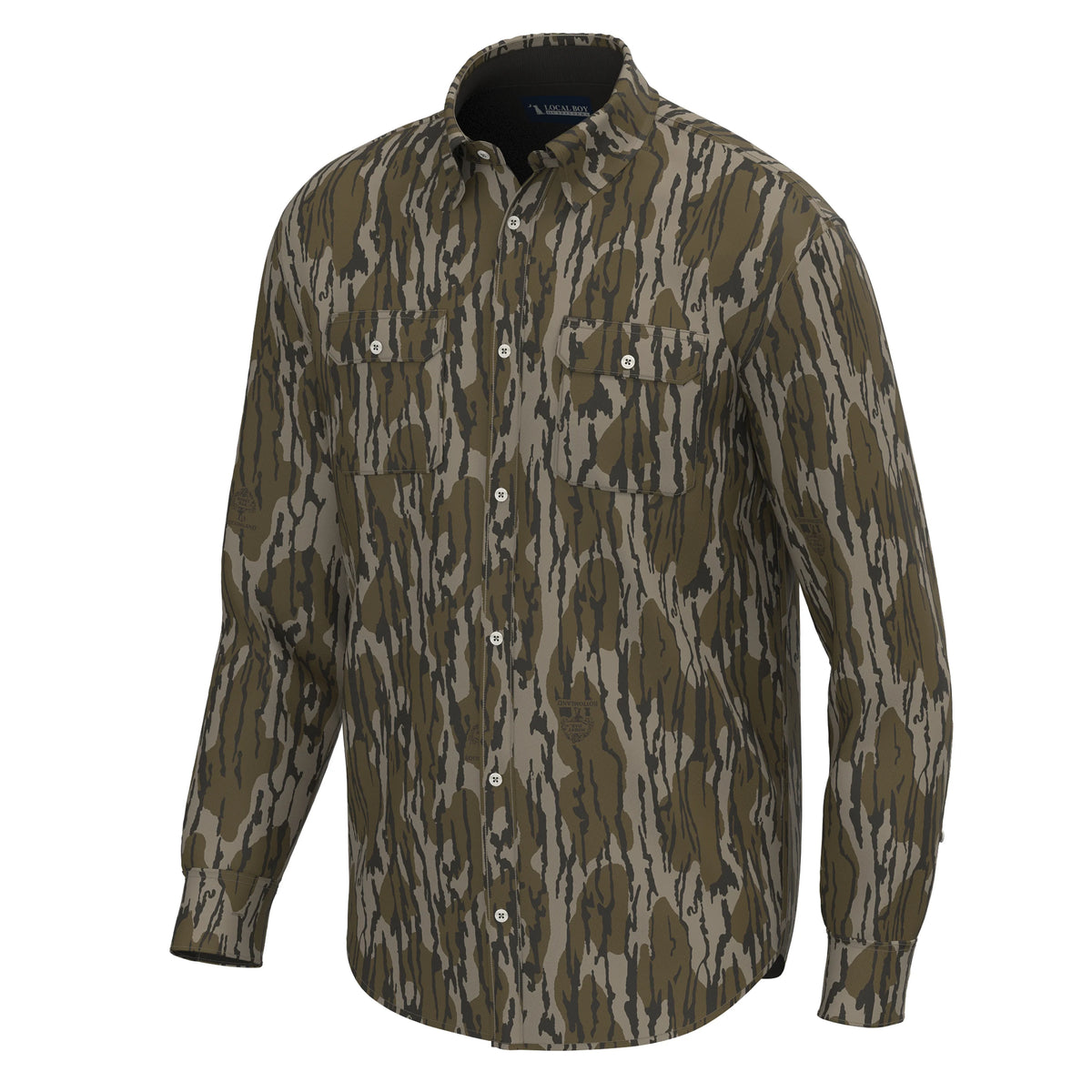 Local Boy Mossy Oak Original Bottomland Button Down