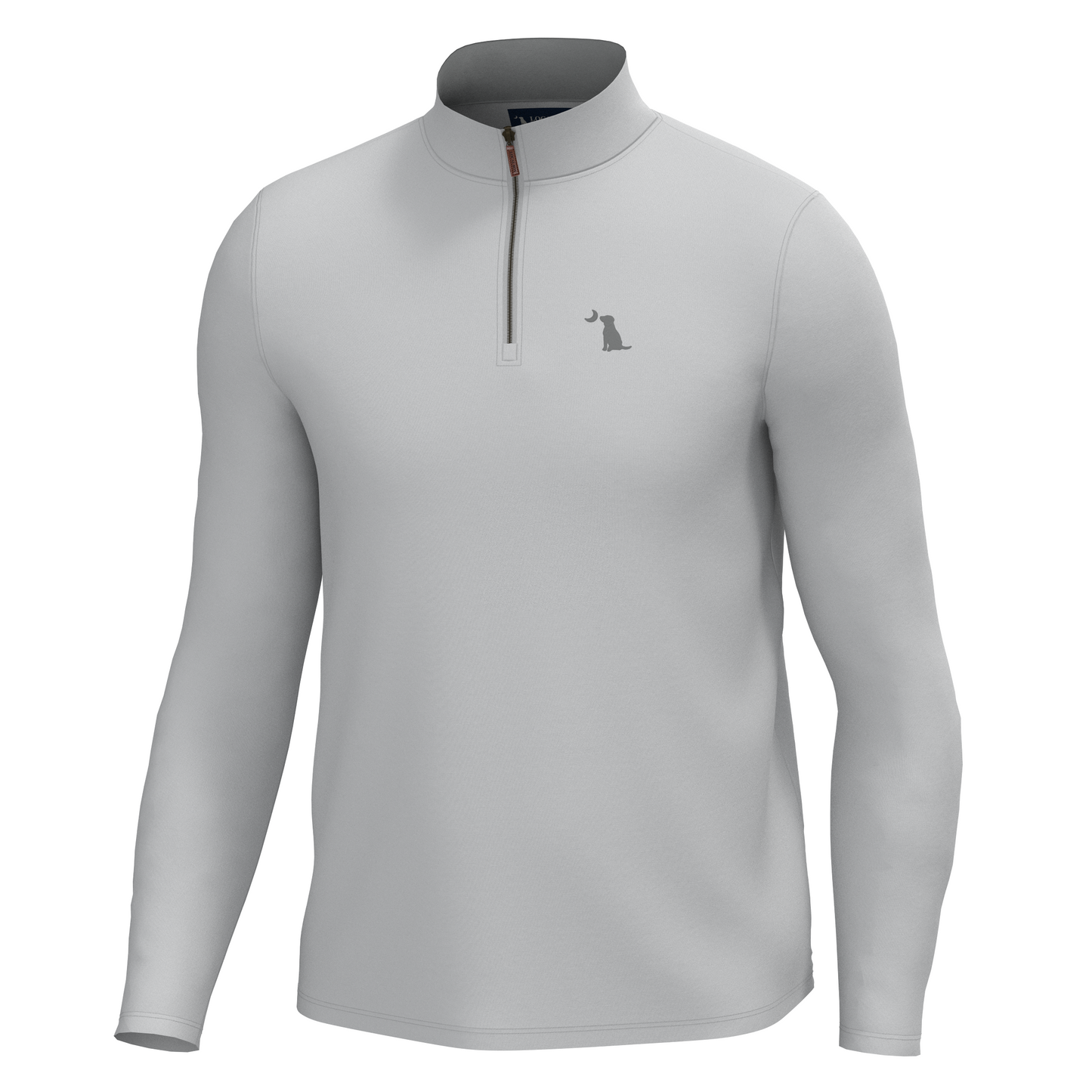 Local Boy Bentley Quarter Zip Light Gray