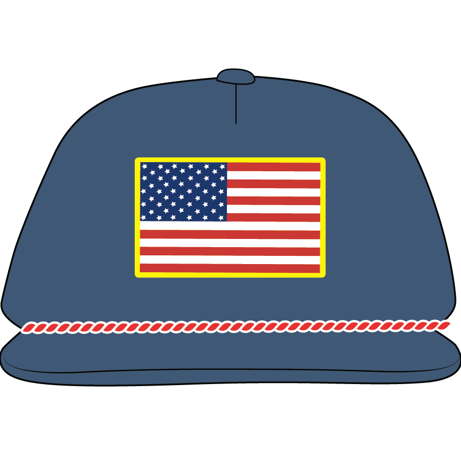 Local Boy Patriotic Patch LP Rope Hat