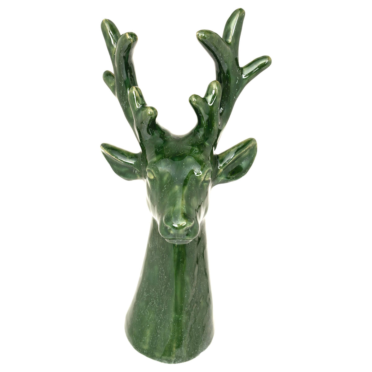 Green Ceramic Deer