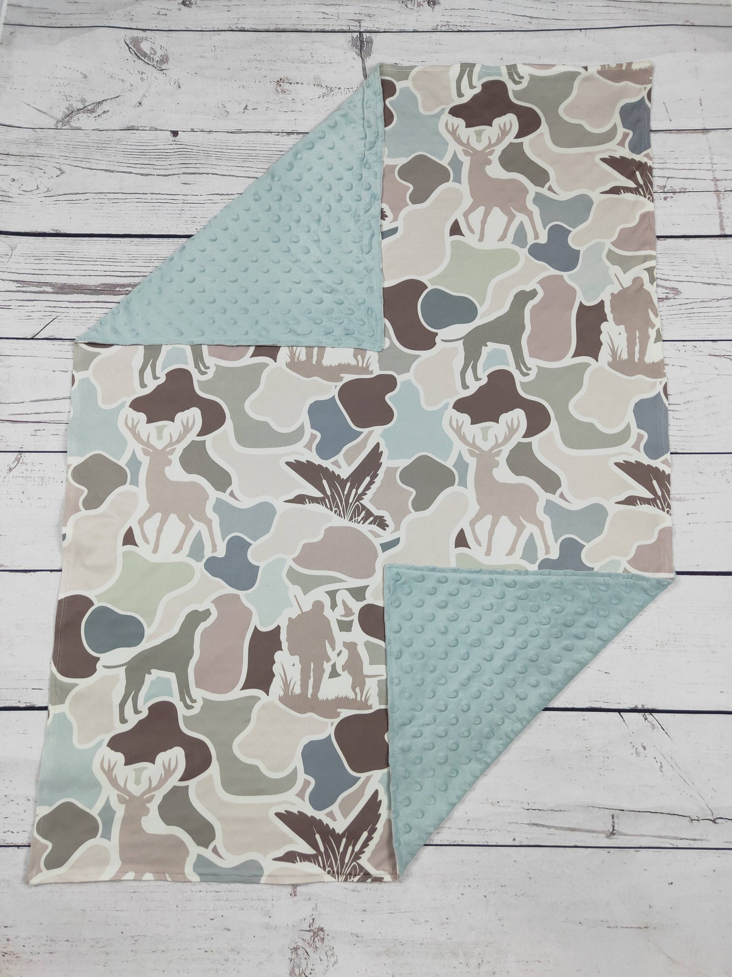 Camouflage Printed Hunting Baby Kids Blanket