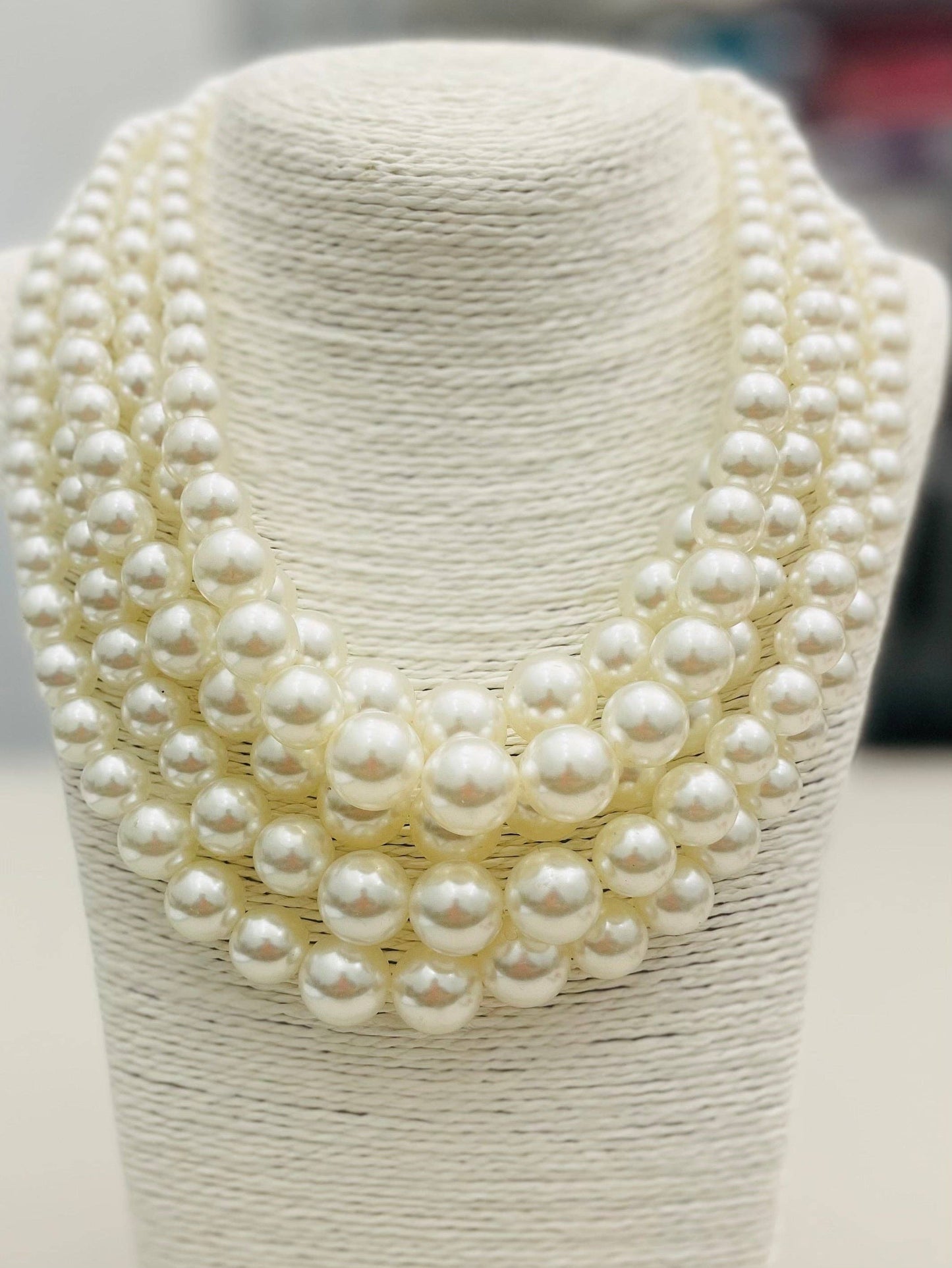 5-Strand Pearl Necklace