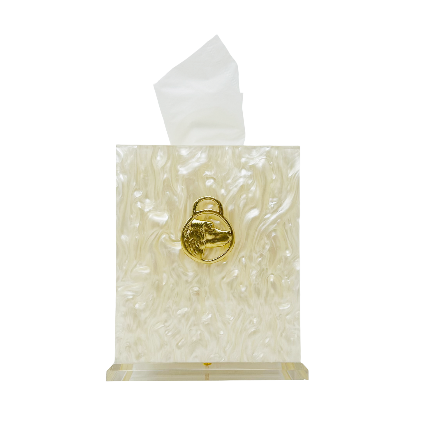 Southern Tribute Spaniel Tissue Box