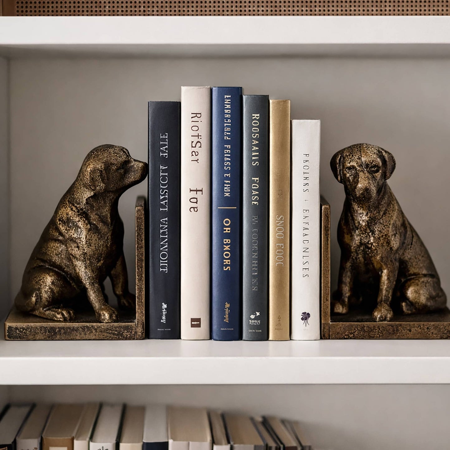 Fox Run Dog Decorative Bookend Set, Set of 2