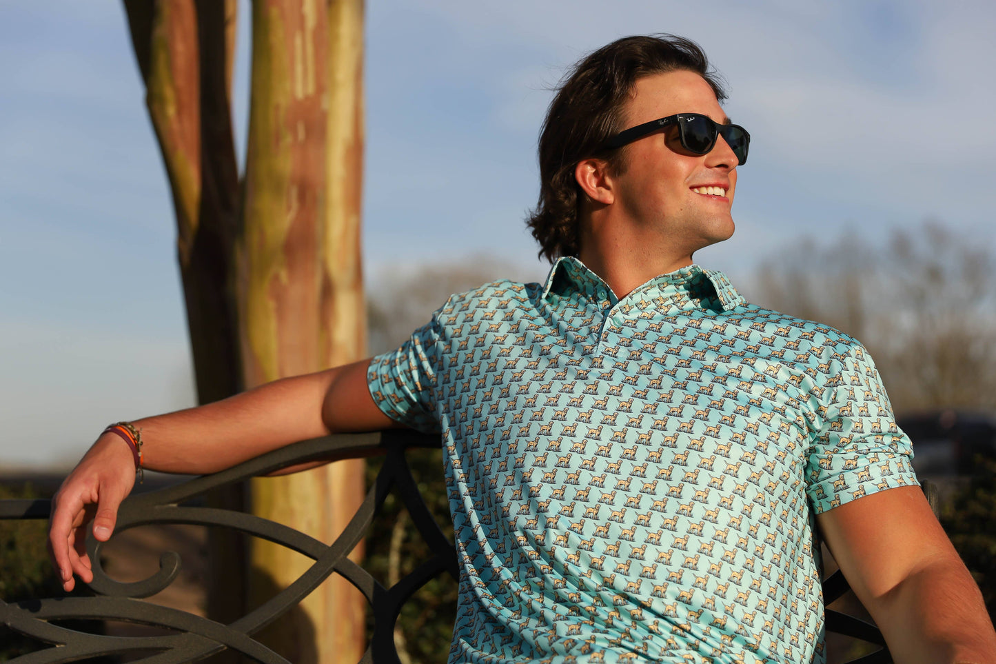 Knotted Pine Trading Co Micro Lab Polo