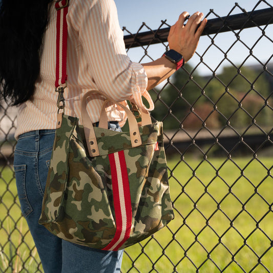Mini Canvas Box Tote (Camo Venture)