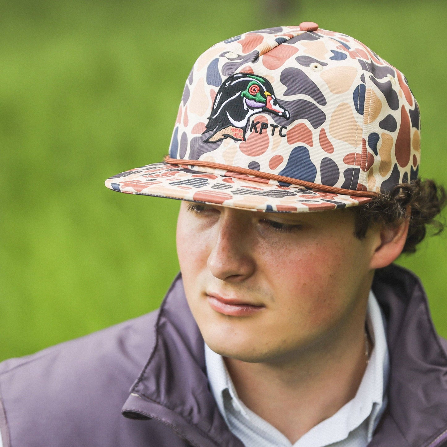 Wood Duck-Woodland Camo - Rope Hat