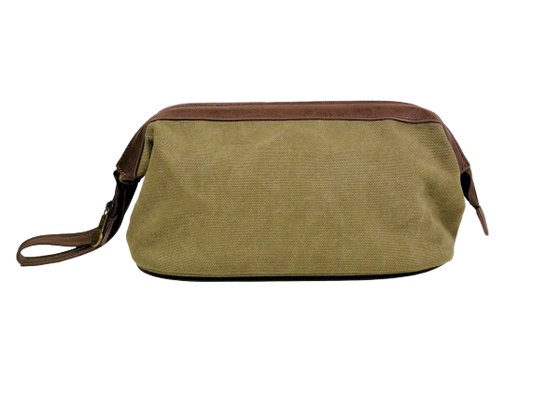Dopp Kit - Washed Green Canvas Classic